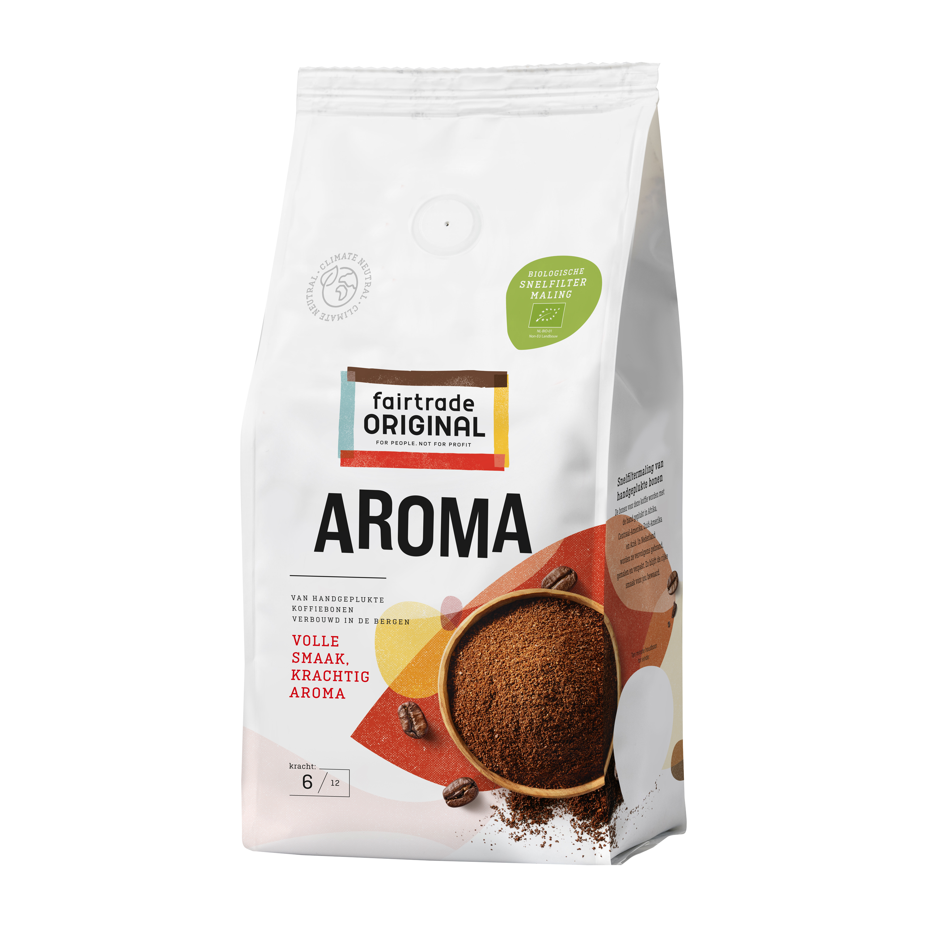 Fair Trade Original Koffie Aroma snf, bio, MH, 1000g