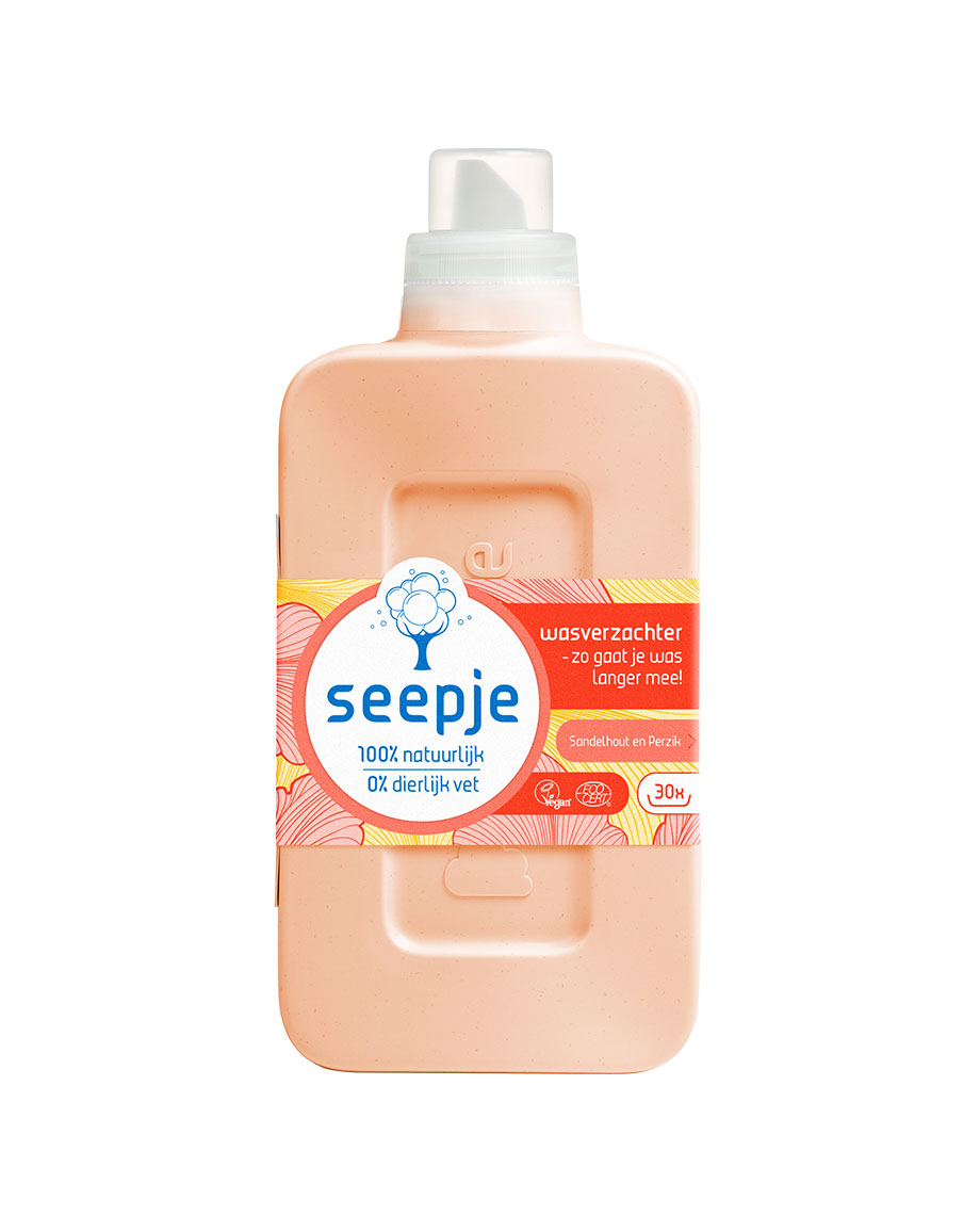 Seepje wasverzachter 'Sandelhout en Perzik'