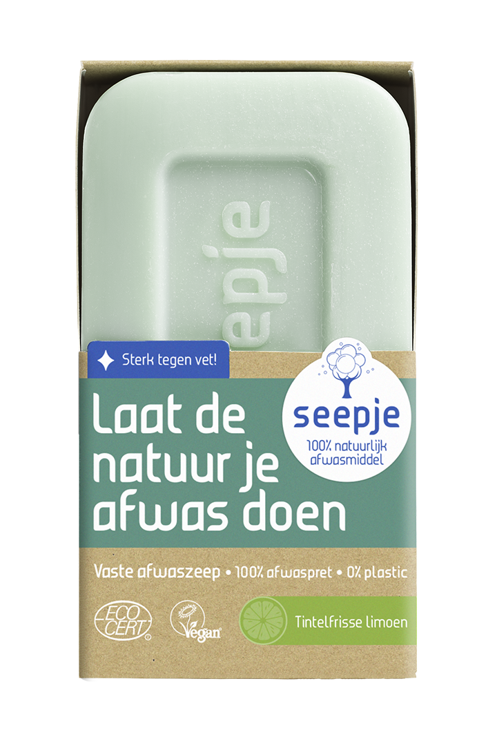 Seepje vaste afwaszeep 'Tiintelfresse Limoen geur'